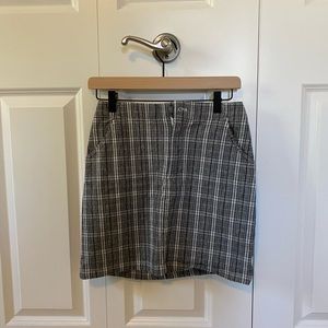 Hollister plaid mini skirt